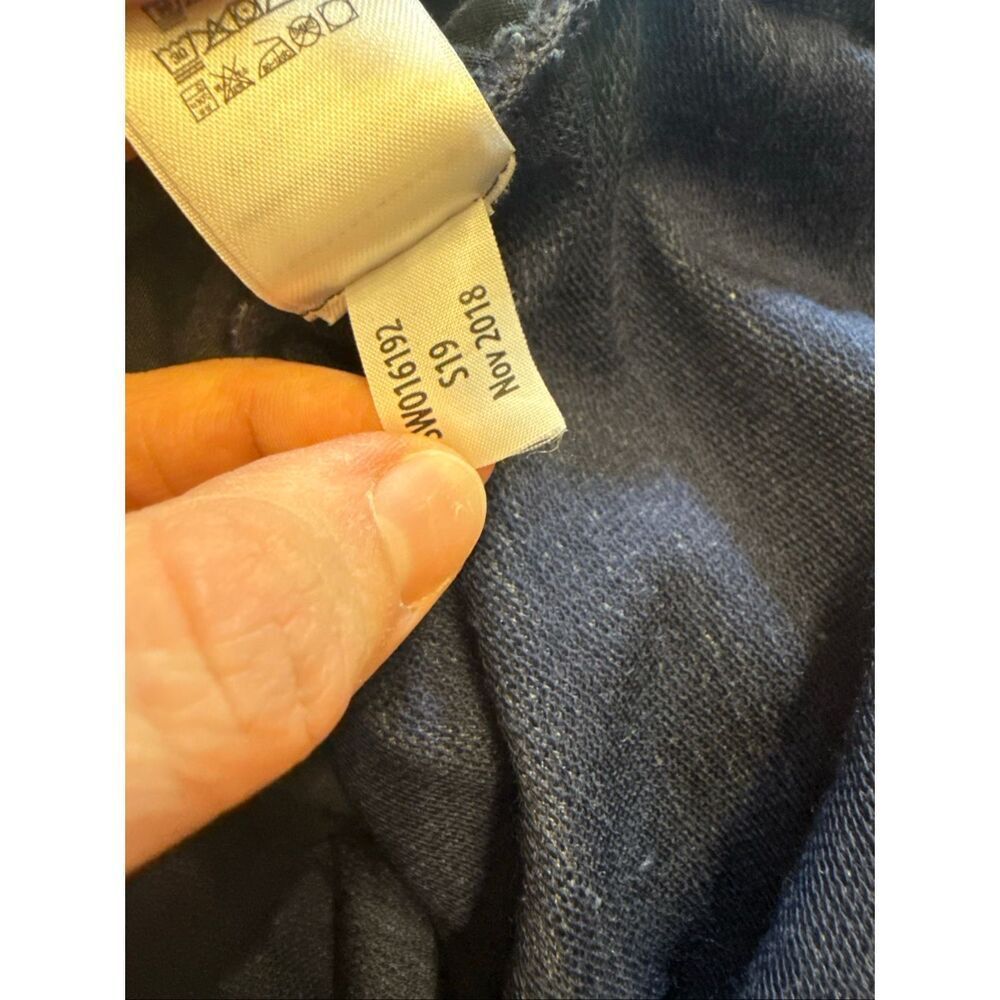 Smartwool Heathered Navy Blue Merino Wool Blend Active Reset Romper Size Large - Picture 5 of 5